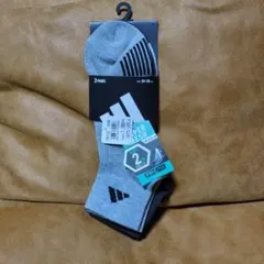 新品未使用)adidasメッシュ通気性2倍！靴下3足26〜28cm定価1408円