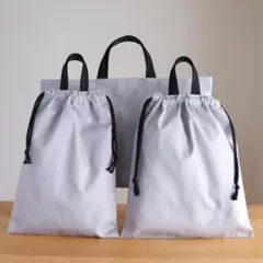 【先着3セット限定】入園入学3点セット｜マチ10cm レッスンバッグ・巾着L・M