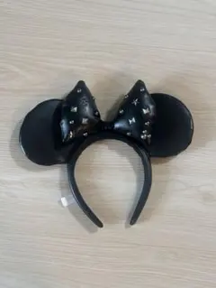 ミニーマウス耳カチューシャ 黒
