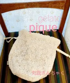 gelato pique レース 丸底巾着 おまけ付き　美品ですのサムネイル