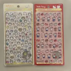 ボンボンドロップシール　しずくちゃんみるみるちゃんミニ　キティちゃんミニ