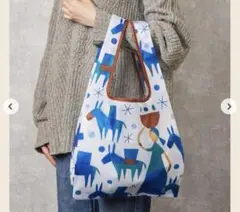 ノベルティ KALDI エコバッグ 青