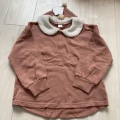 teteatete テータテート　クリスマス　襟付きトレーナー　サンタクロース