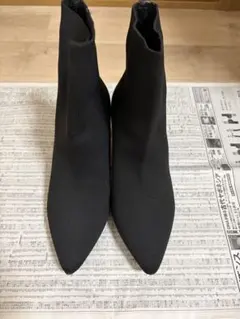 GU ポインテッドニットブーツ　Ｌサイズ ブラック　取扱終了品