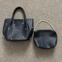 アーバンリサーチ　RODE SKO インバッグ付きパールバッグ