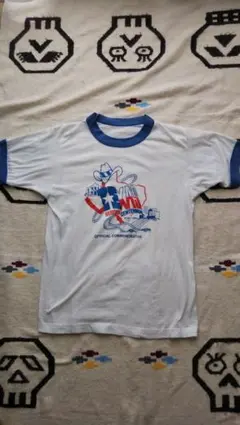 70s ハウディードゥーディー Howdy Doody 腹話術 リンガーTシャツ