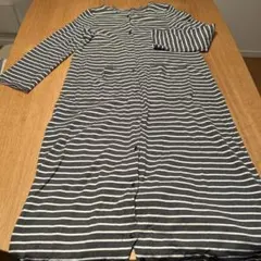 ベルメゾン　マタニティ 2WAY長袖パジャマ　ボーダー M-L