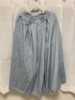 gu ライトブルー ロングスカート Lサイズ