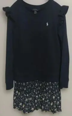 Polo Ralph Lauren ネイビー ワンピース L/G
