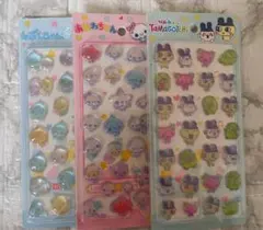 しずくちゃん あわわちゃん たまごっち ボンボンドロップシール 3枚