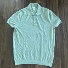 ZARA ポロシャツ ライトグリーン XL