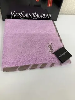 O-1050 新品未使用 Yves Saint Laurent タオルハンカチ