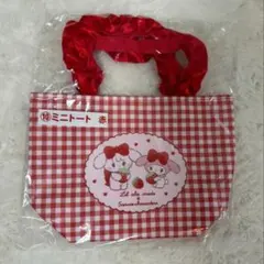 サンリオ mikko 当たりくじ トートバック 赤