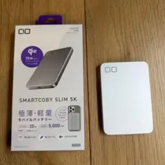 【CIO】Qi2 MagSafe モバイルバッテリー 5000mAh シルバー