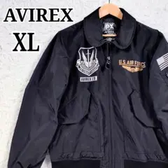 AVIREX　CWU-36/P　フライトジャケット　黒　ウィングロゴ　希少サイズ