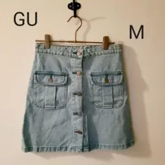 早い者勝ち‼️GU デニムスカート　Mサイズ