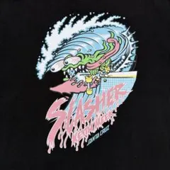 Santa Cruz フェード Tシャツ 波乗り サーフィン　プリント　黒 Lのサムネイル