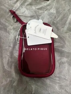 【即購入OK】ジェラートピケ　キャリーポーチ　　アクスタケース　赤
