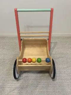 限定値下　ボーネルンド バヨ BAJO 手押し車 カート 木製　ベビーウォーカーのサムネイル