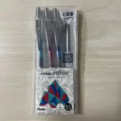 Pentel ENERGEL infree ボールペン 3本セット