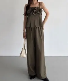callautia リネンライクフリルセットアップSのサムネイル