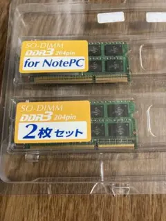 新品 PATRIOT SO-DIMM DDR3 4GB 1066MHz 2枚