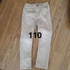 GU ベージュ 長ズボン 110サイズ　キッズ　パンツ