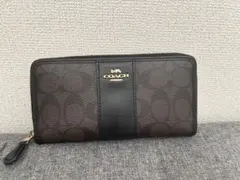 極美品 コーチ COACH シグネチャー 二つ折り財布 59267 PVC - メルカリ