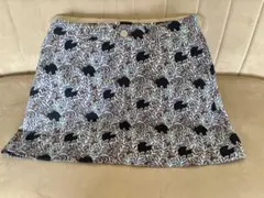ジャックバニー　リーフ柄　リバティプリント　ゴルフスカート