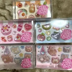 クラックス　うるちゅる　ポップシール GiGO限定　ミニちゅるシール 5点セット