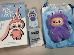 POPMART PIN FOR LOVE ぬいぐるみ ラブブ イニシャル T