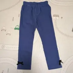 【アプレルクレール】ネイビー リボン付き 長ズボン 女の子 120cm 美品