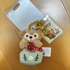 新品タグ付き　上海ディズニー　限定　ダッフィーキーホルダー