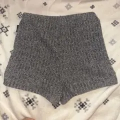SHEIN リブニット ショートパンツ グレーのサムネイル