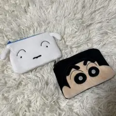 【韓国限定】クレヨンしんちゃん　しろ　ポーチ　2点セット　大人気