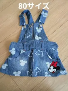 BABYDOLL　デニムワンピース　ミニーちゃん　80