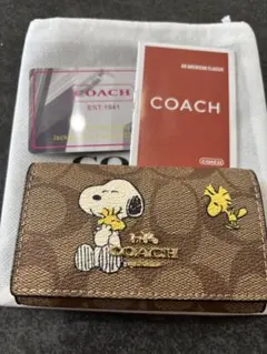 COACH スヌーピー キーケース