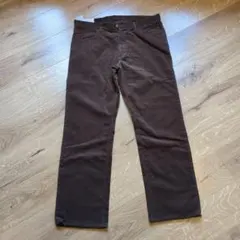 旧タグユニクロ カラーコーデュロイジーンズ サイズ35