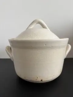 LE CREUSET 両手鍋 ココット ベージュ インナーリッド付き - メルカリ