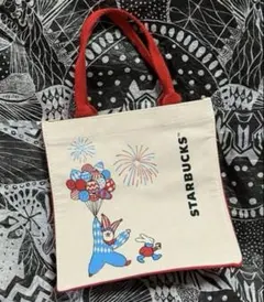 海外限定　スターバックス　トートバッグ　非売品　ノベルティ　ピエロ　うさぎのサムネイル