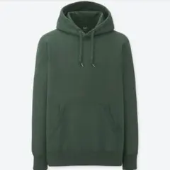 ユニクロ スウェットプルパーカー グリーン
