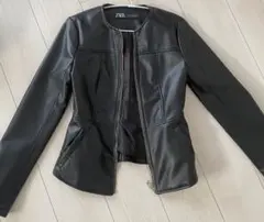 ZARA ライダース　ペプラム　xs