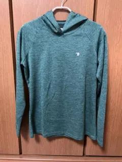 UVカット　パーカー　アームホール　グリーン