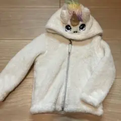 H&M ユニコーンアウター　92㎝　ボア　白