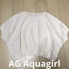 AG Aquagirl エージー　アクアガール　ベージュ？生成？　ブラウス　Mのサムネイル
