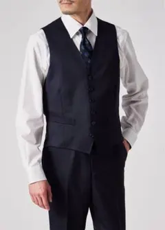 美品/定価約4万】Paul Smith ジレ ベスト スーツ ネイビー - メルカリ