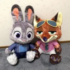 ズートピア2 スーパーラージぬいぐるみ 2点セット※プライズ品