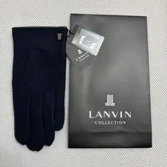 新品　ランバンコレクション　タッチパネル対応　手袋　ネイビー