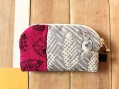 ミナペルホネン　f-109パッチワークポーチ　ハンドメイド