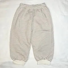 ボーダー　スウェットパンツ　韓国子供服　90 100 くすみカラー